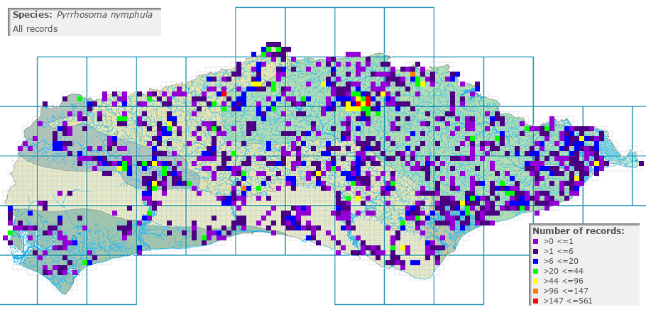 Pyrrhosoma nymphula distribution (all)